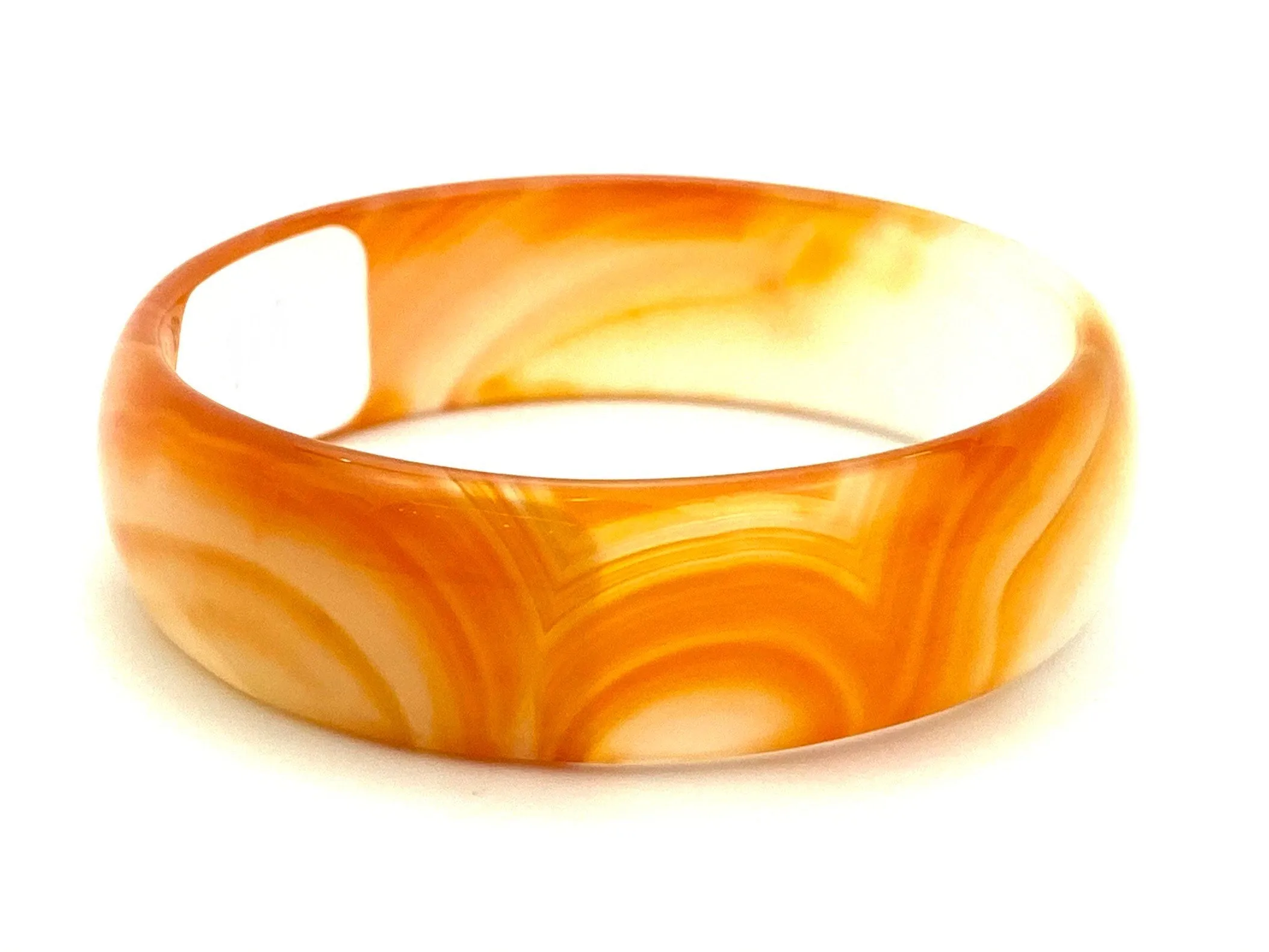 14mm Baby Jade Bangle , Sku#BG29