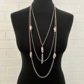 1960s Celebrity N.Y. Tassel Pendant Necklace