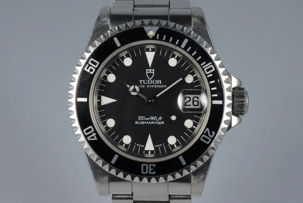 1995 Tudor Submariner 79190 with Papers