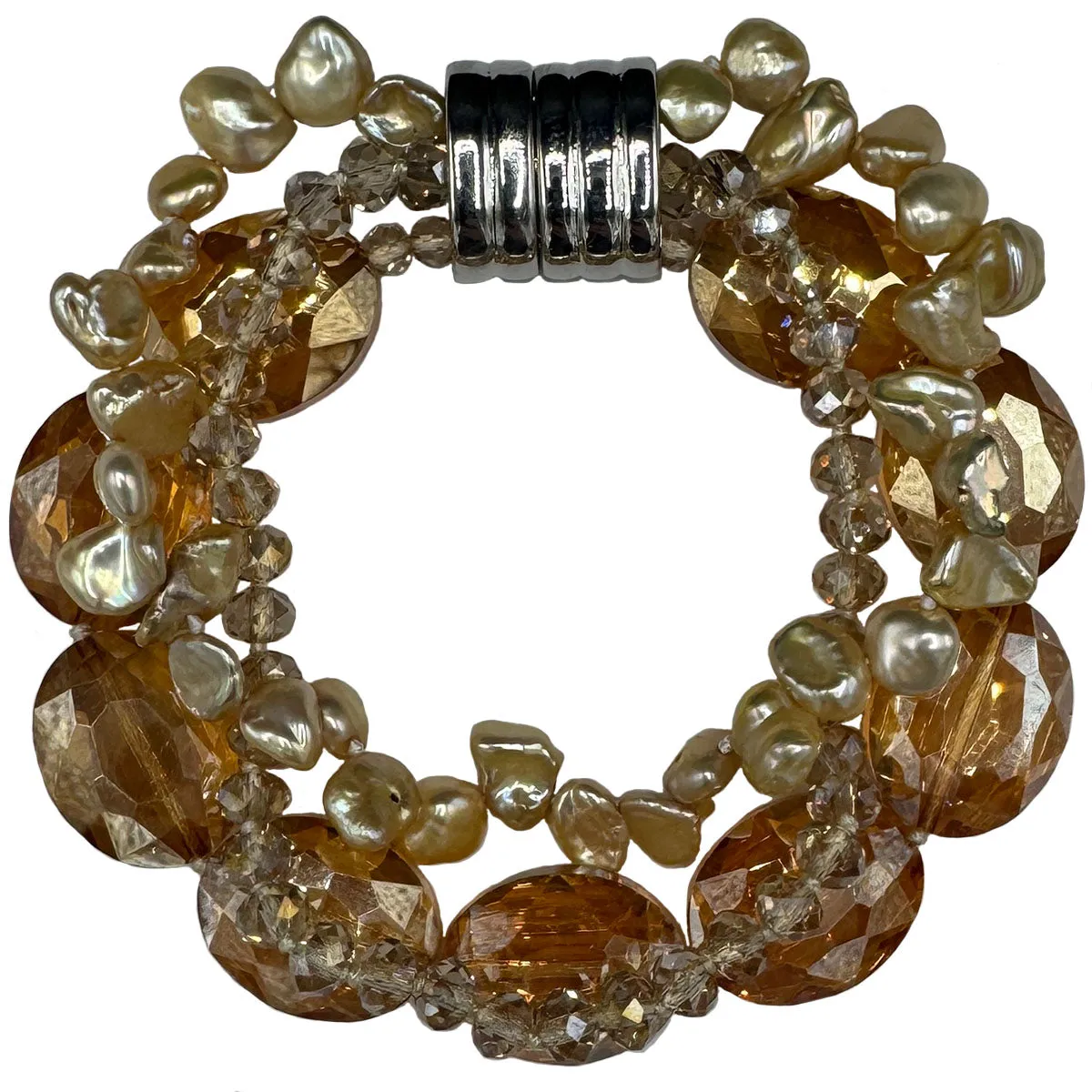 245-AMBER-S | THE REGENCY BRACELET IN AMBER