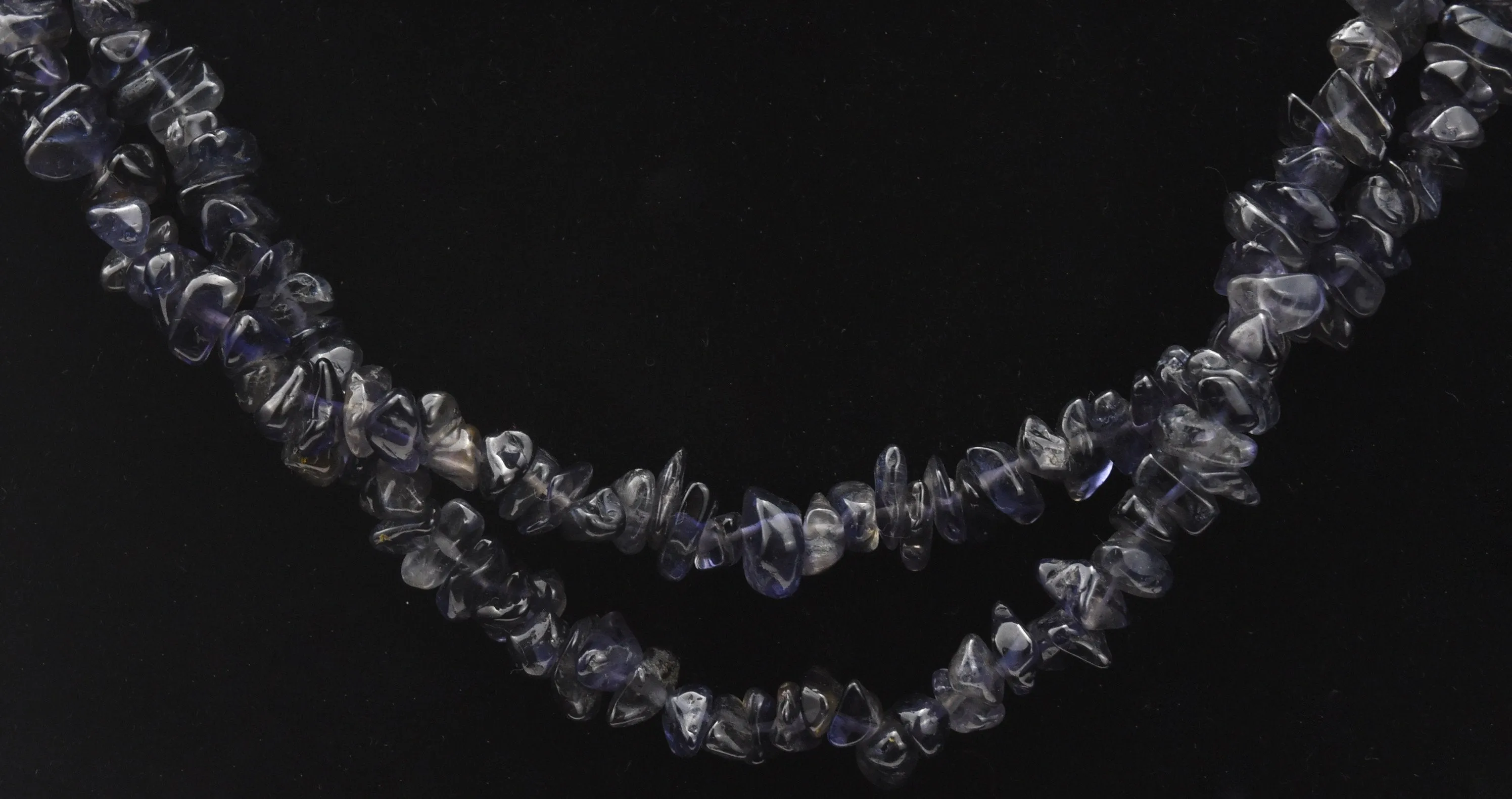 36" Single Strand Amethyst Chip Necklace