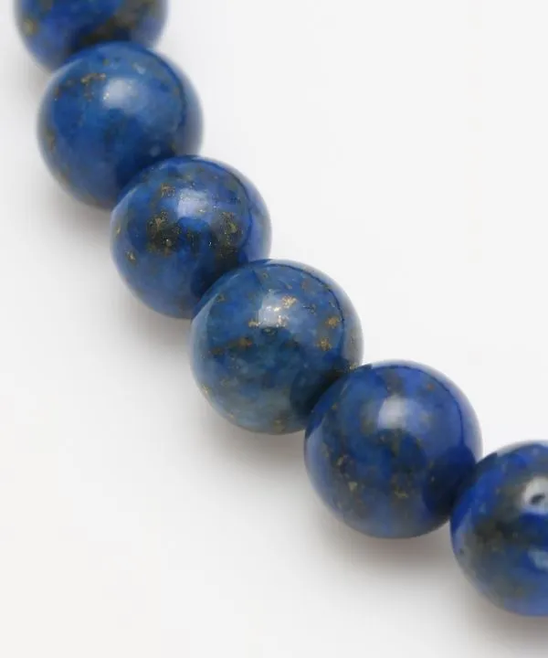 6mm Lapis Lazuli Beaded Bracelet