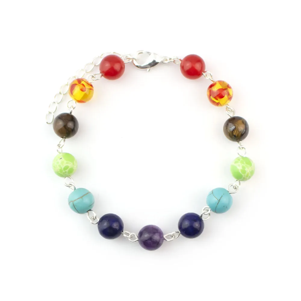 7 Chakra Chain Bracelet