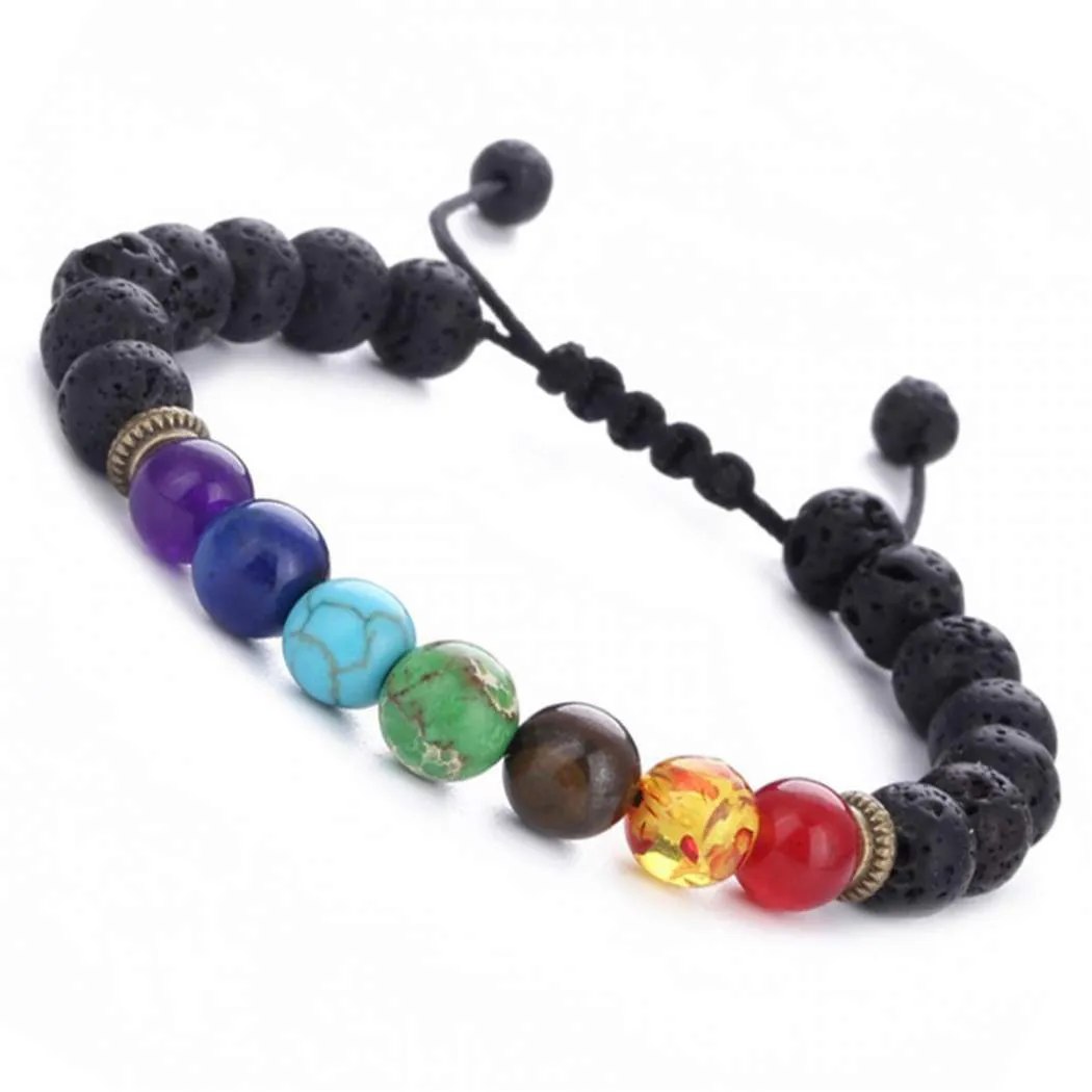 7 Genuine Chakra Healing Gemstone Bracelet