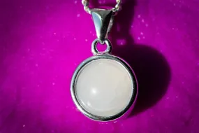 8mm Dainty Stone Cremation Pendant