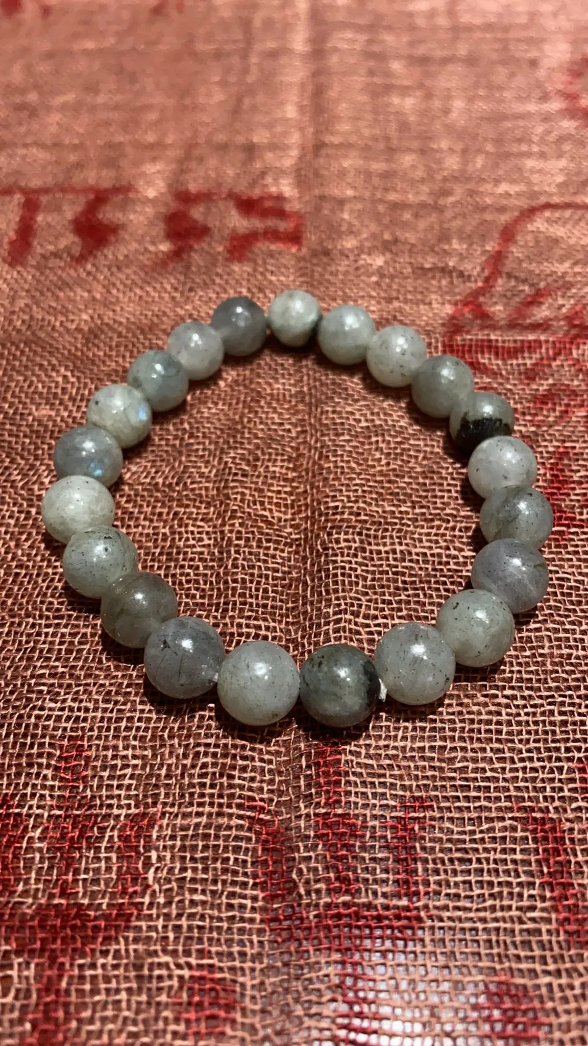 8MM Labradorite Bead Bracelet