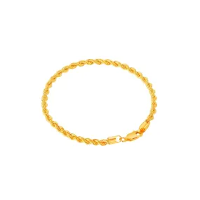 916 Gold Rope Bracelet