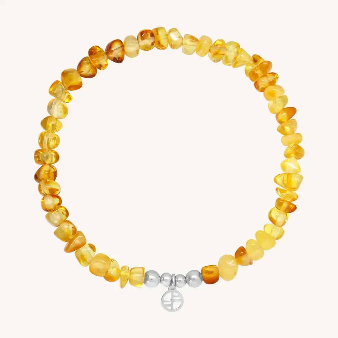 Abundance Amber Stone Bracelet