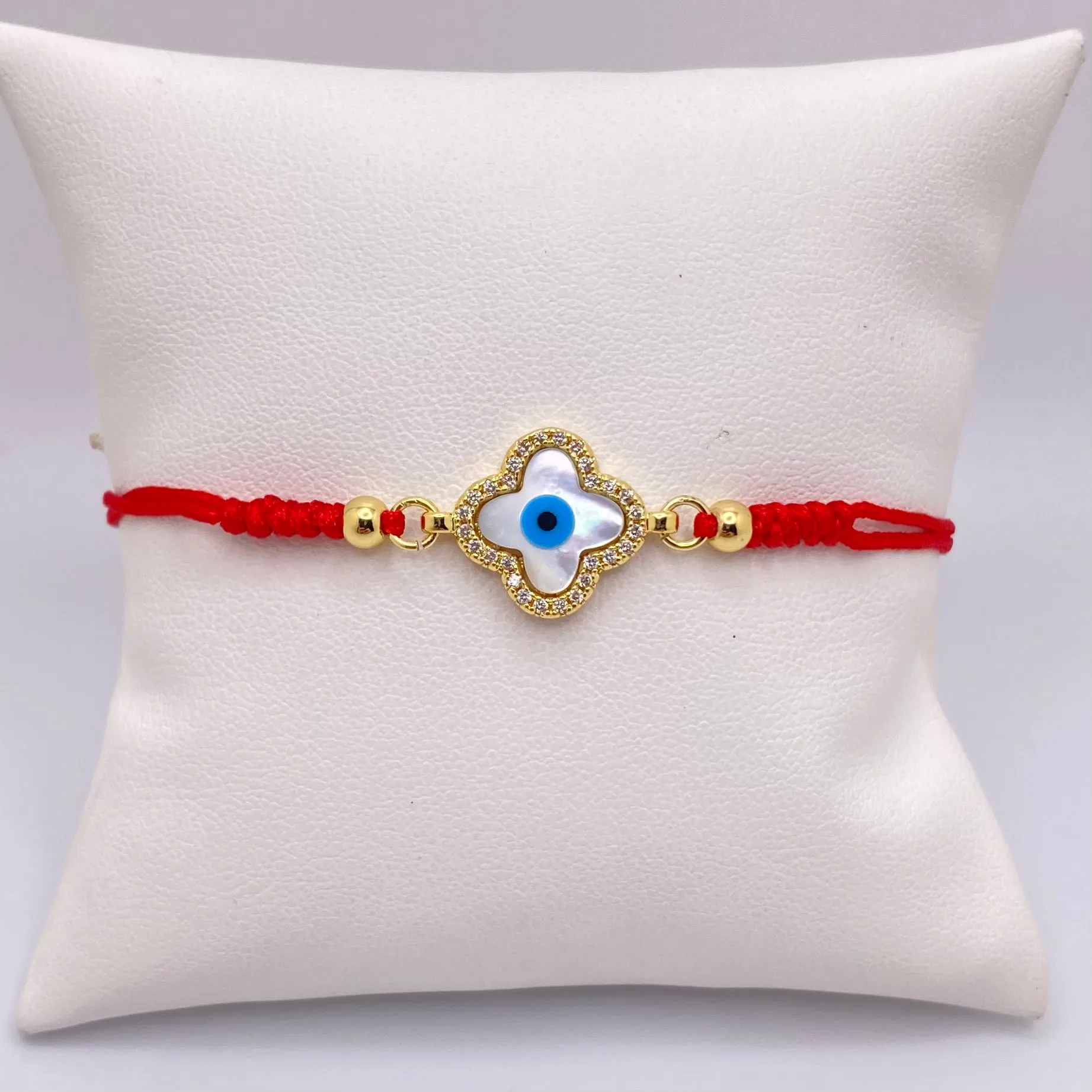 Adjustable Four Side Evil Eye Bracelet 010