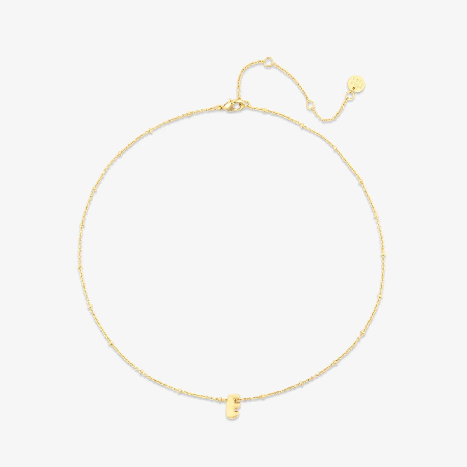 Alphabet Satellite Chain Choker