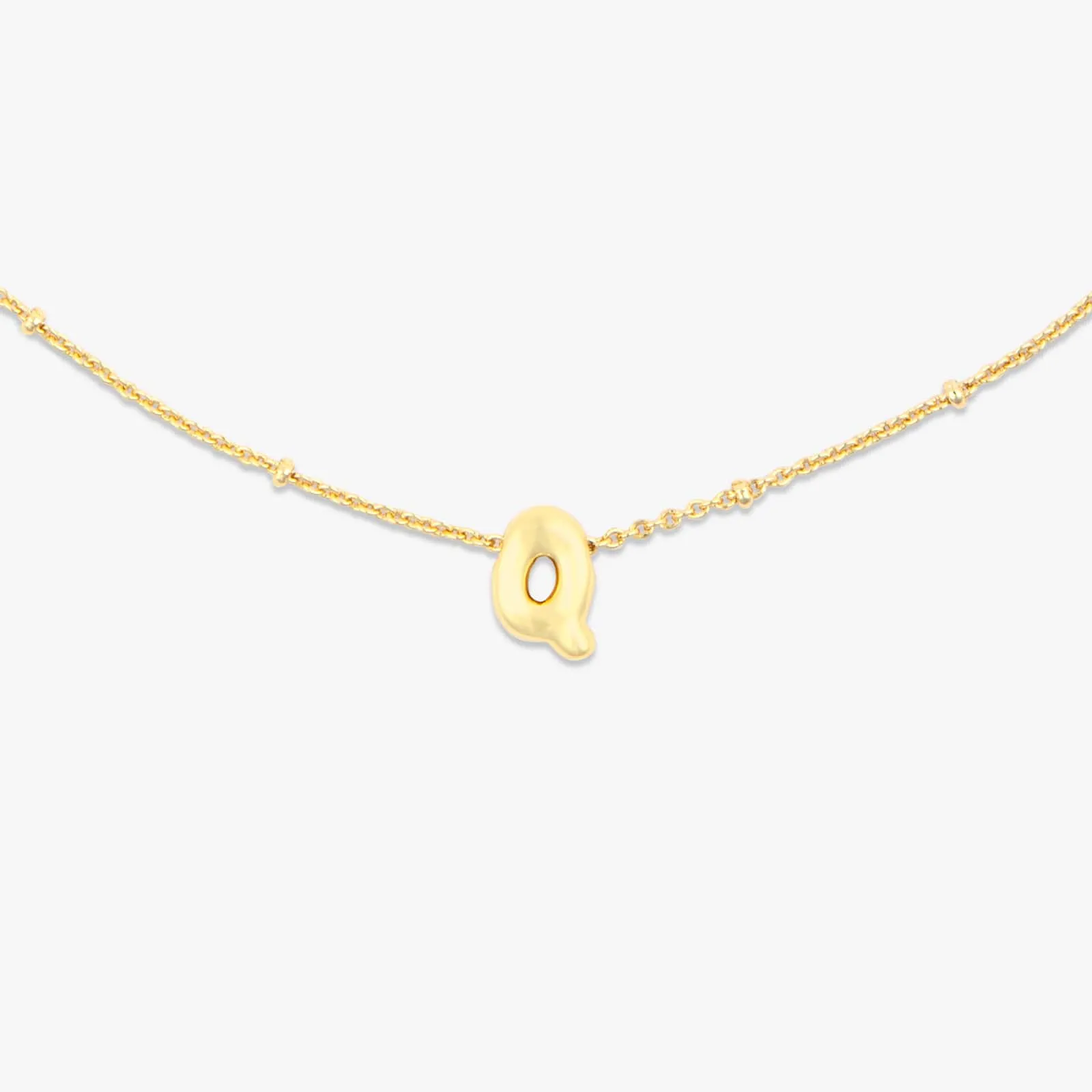 Alphabet Satellite Chain Choker