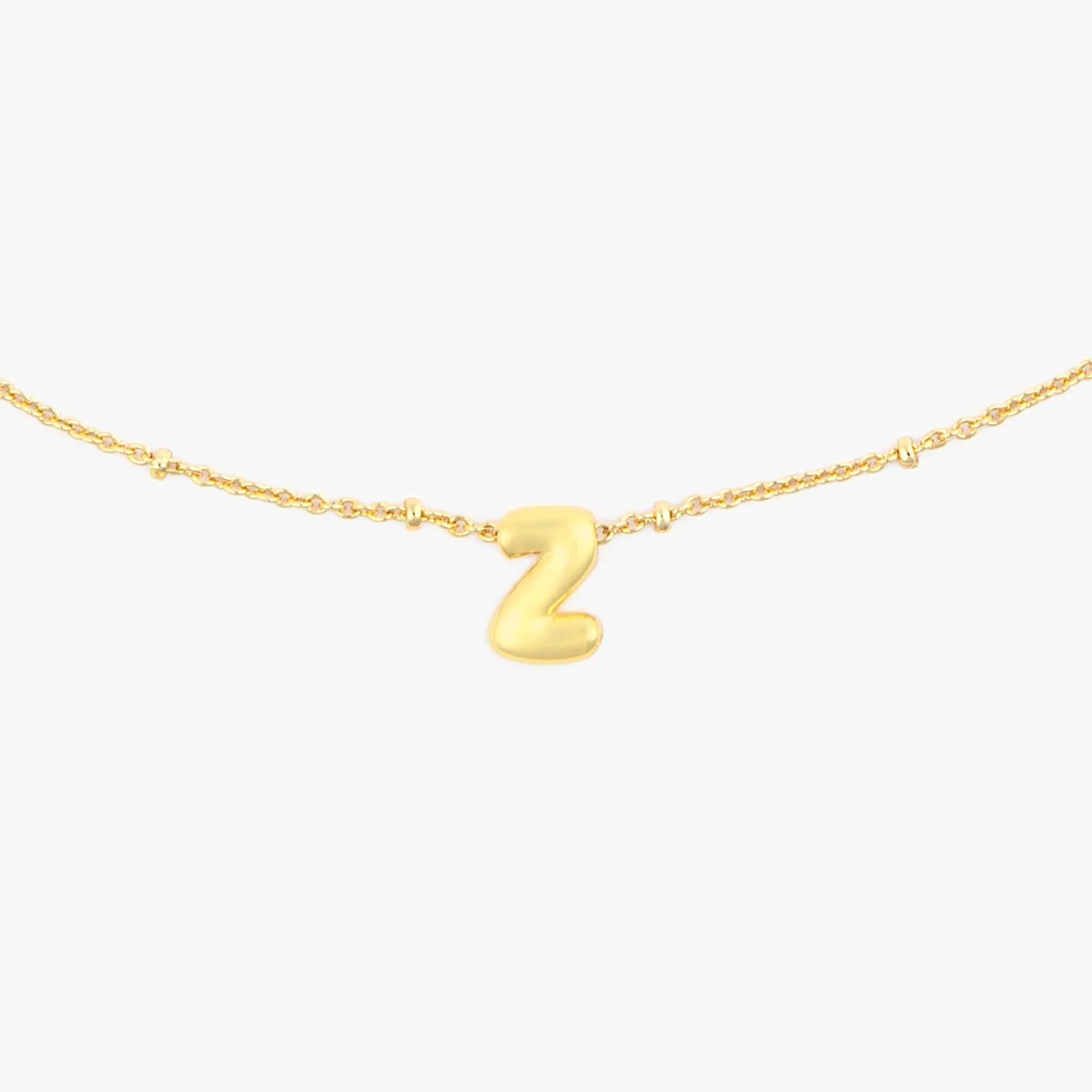 Alphabet Satellite Chain Choker