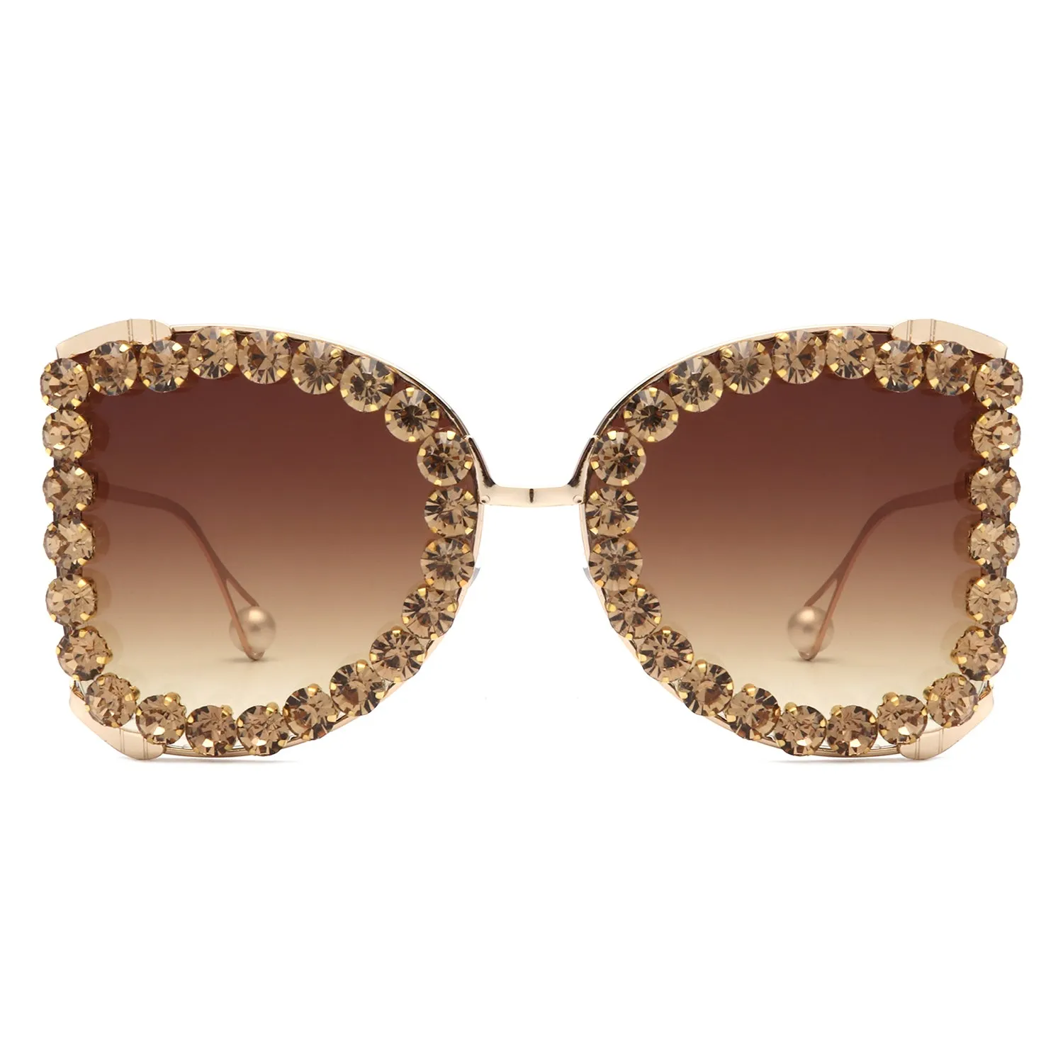 Apex - Luxury Oversized Rhinestone Butterfly Women's Sunglasses