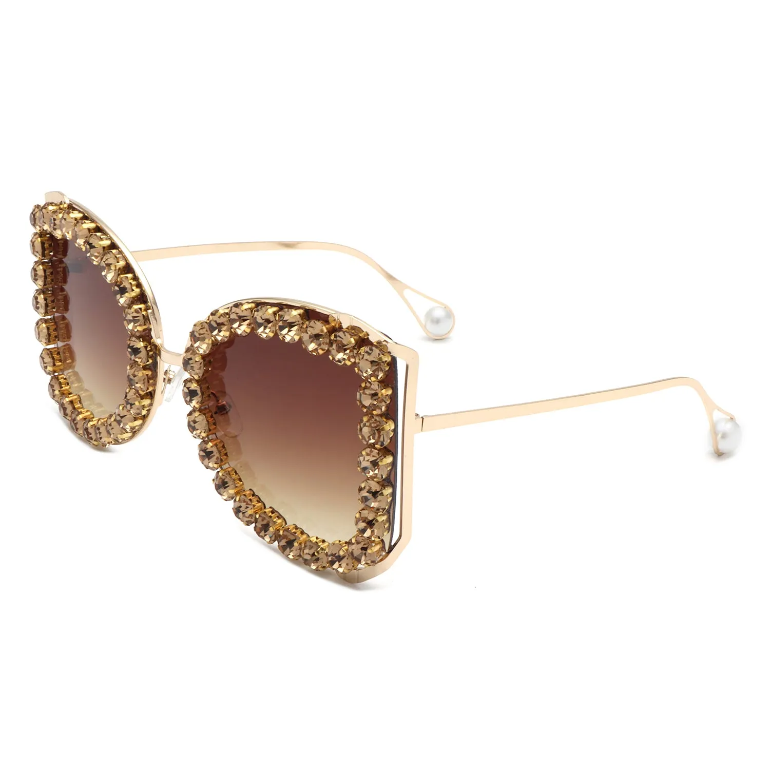 Apex - Luxury Oversized Rhinestone Butterfly Women's Sunglasses