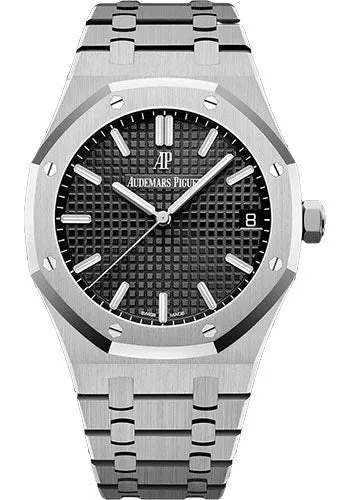 Audemars Piguet Royal Oak Selfwinding Watch - 41mm - Stainless Steel - Black Dial - Calibre 4302