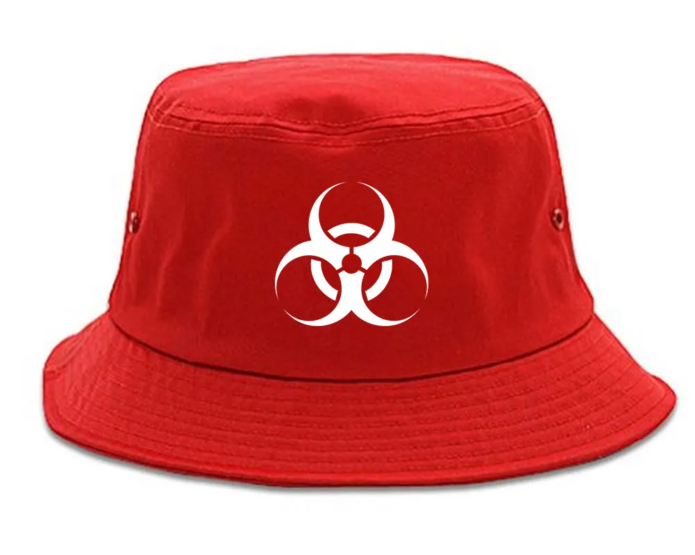 Biohazard Symbol Mens Bucket Hat