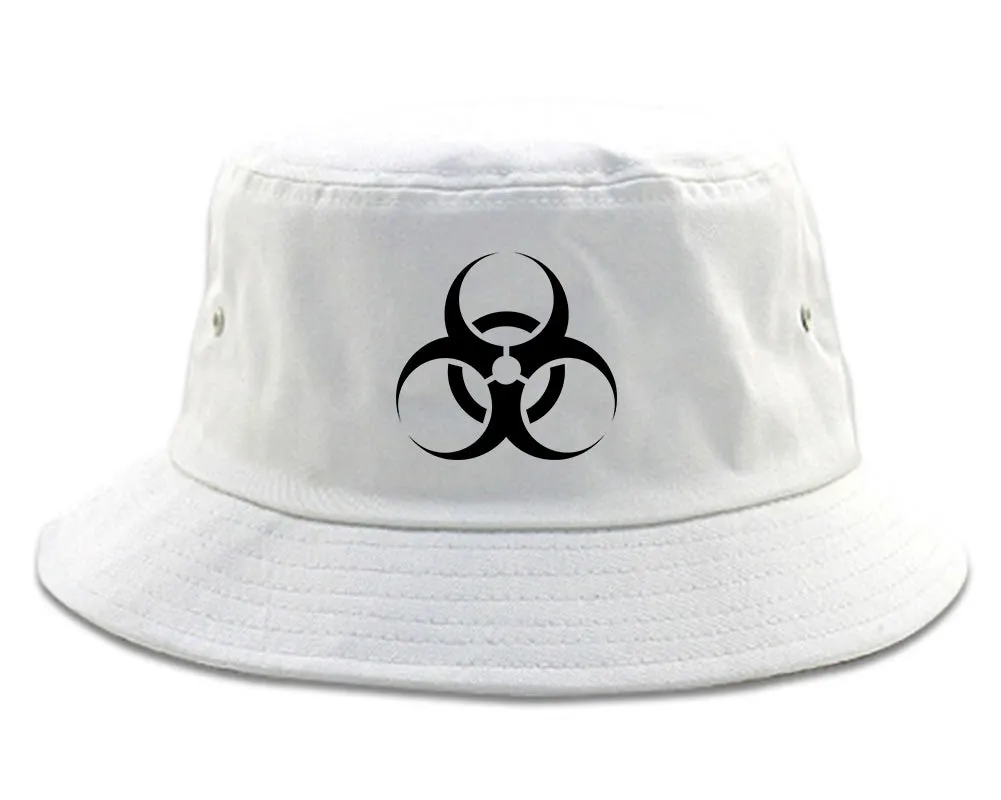 Biohazard Symbol Mens Bucket Hat