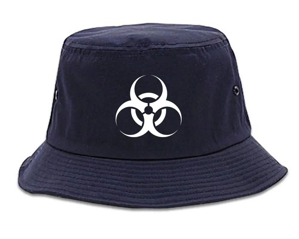 Biohazard Symbol Mens Bucket Hat