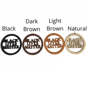 Black Lives Matter earrings - 4 color choices