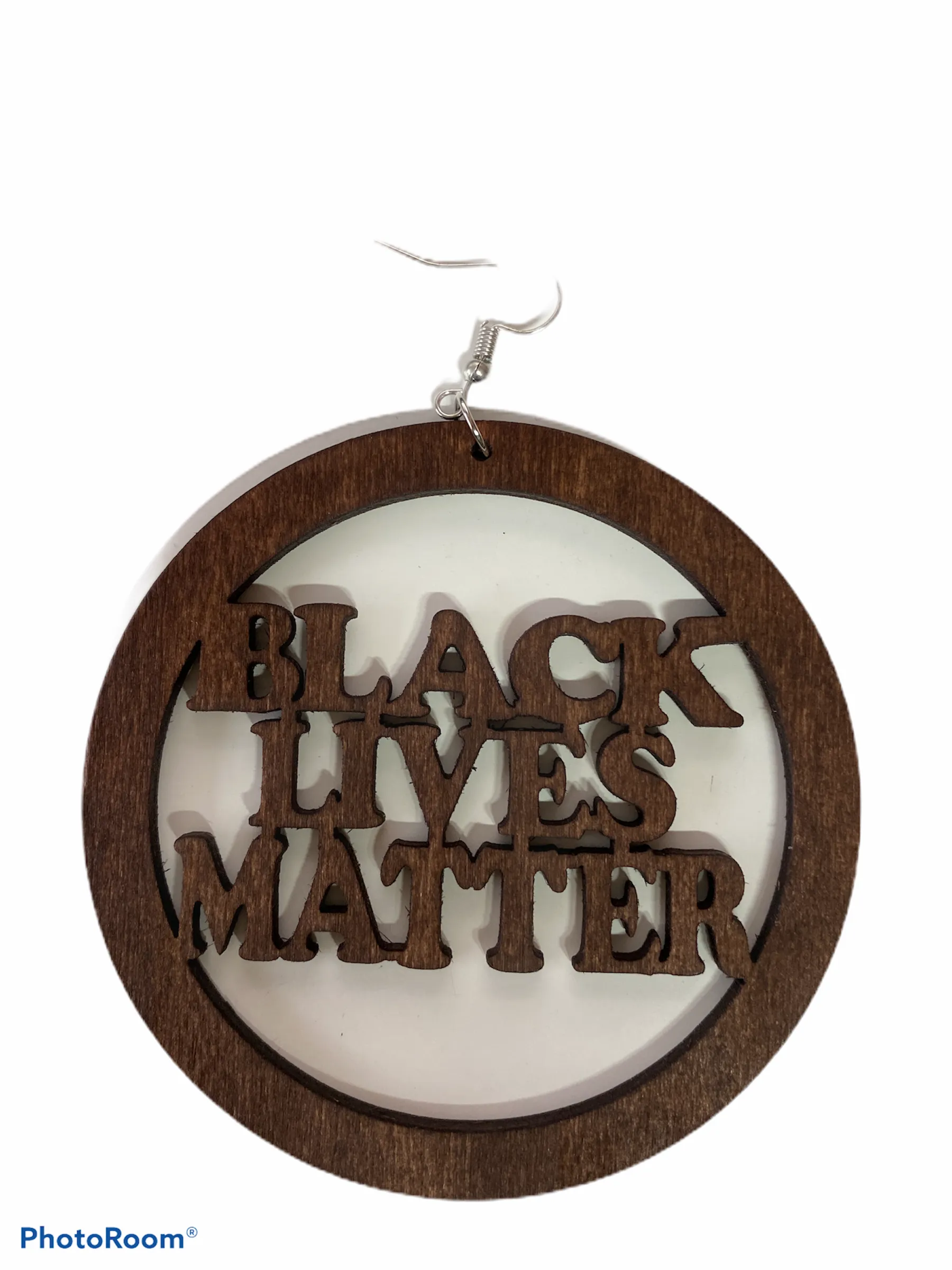 Black Lives Matter earrings - 4 color choices