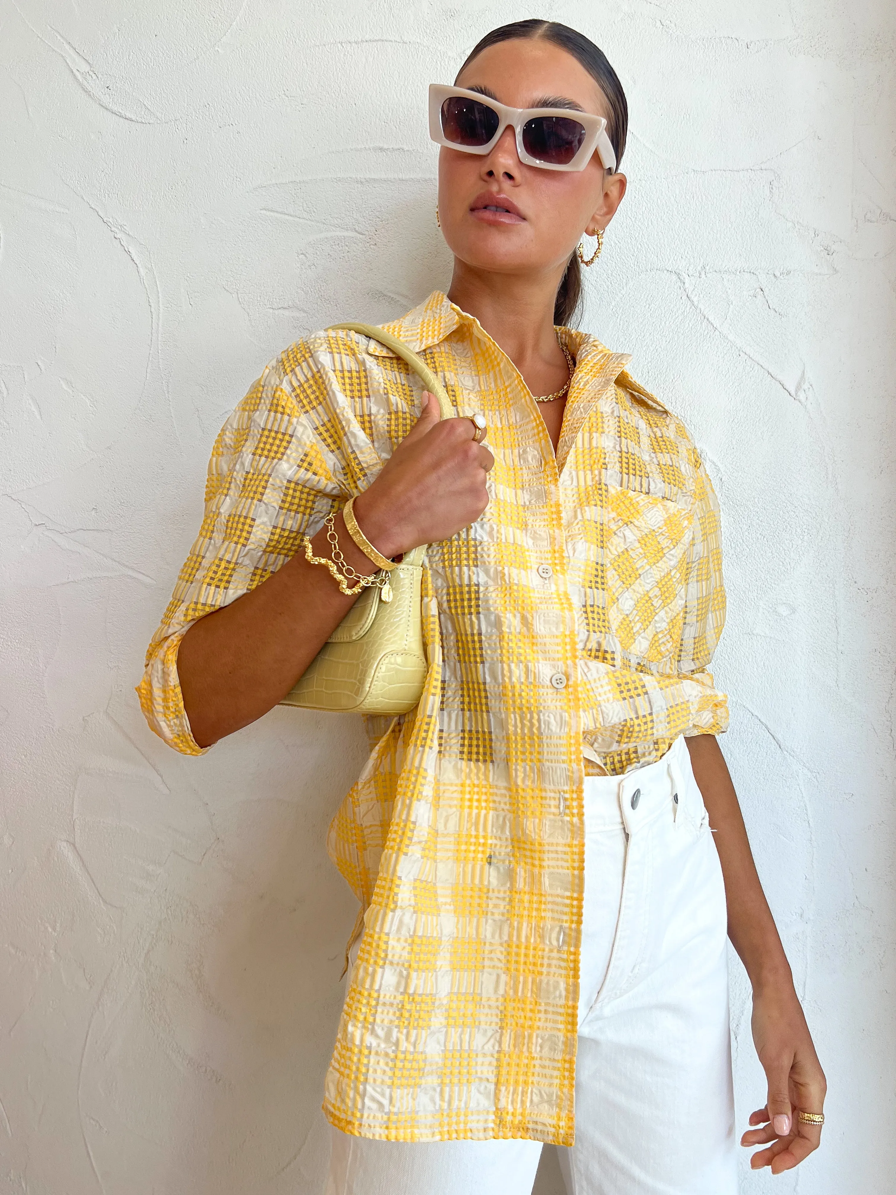 Blanca Poppy Shirt in Yellow