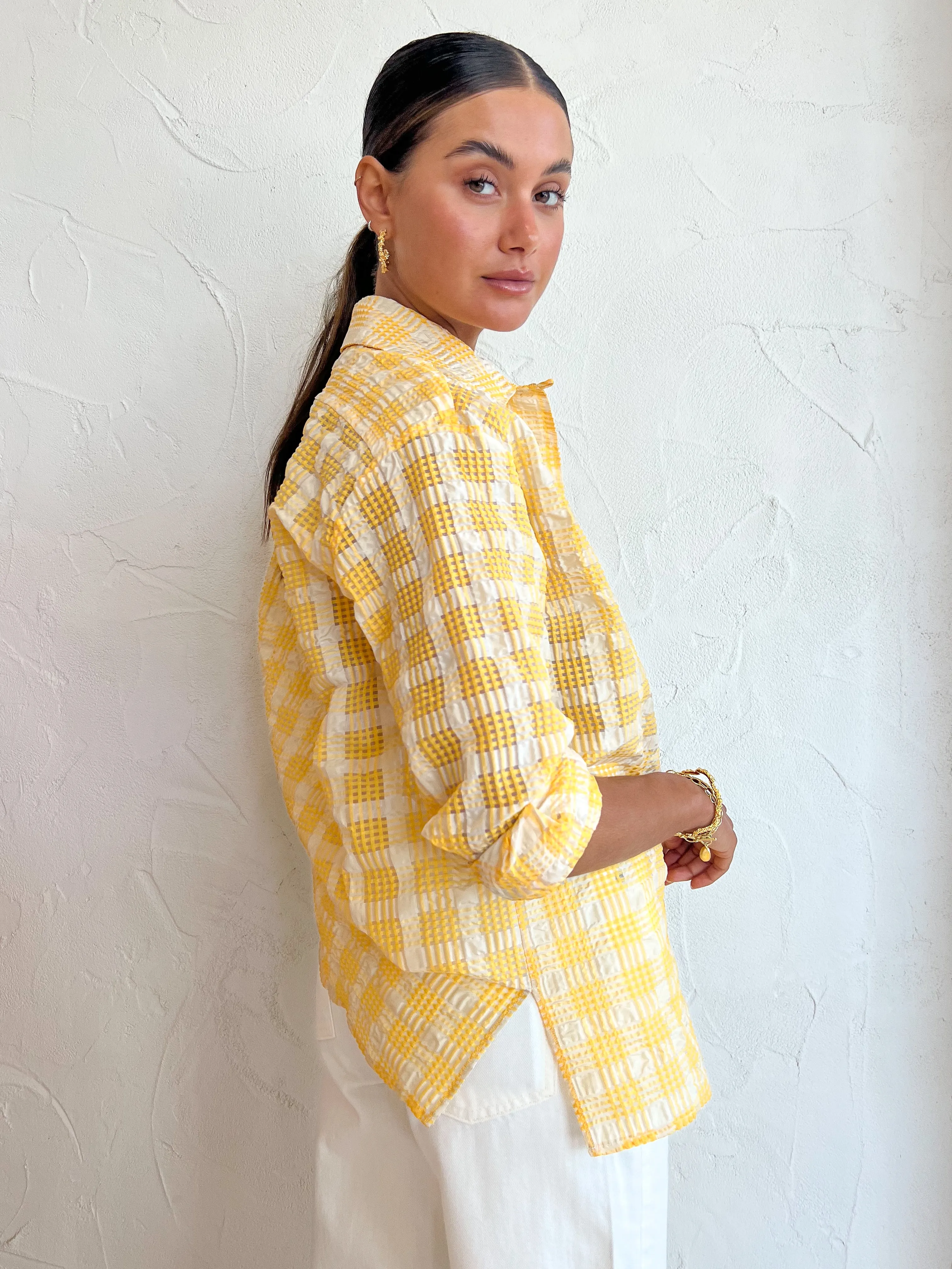 Blanca Poppy Shirt in Yellow