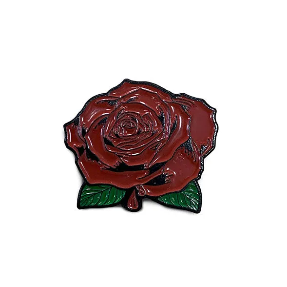 Boston Scally The Blood Rose Cap Pin