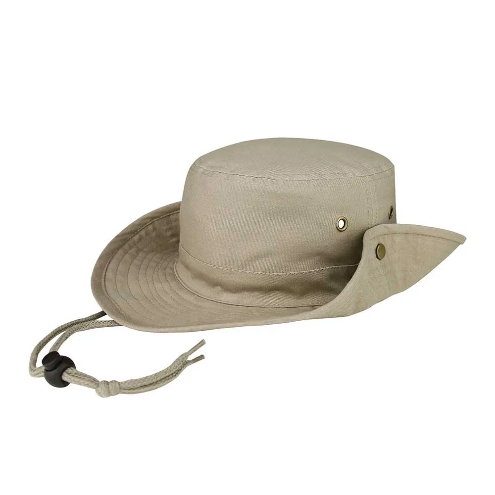 Brushed Twill Aussie Hat