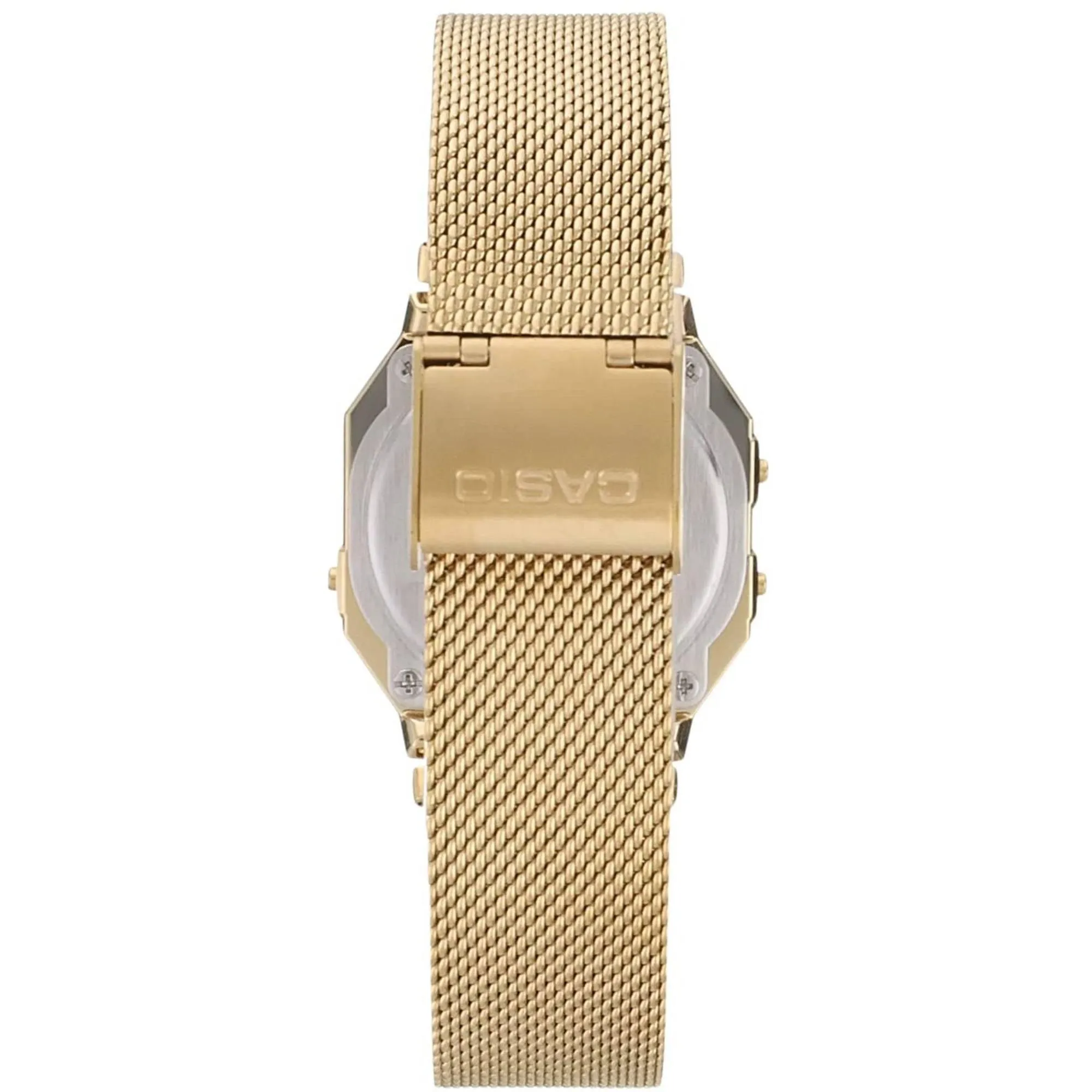 Casio Unisex Digital Watch - Vintage Chronograph Gold Dial Bracelet | A700WMG-9AVT