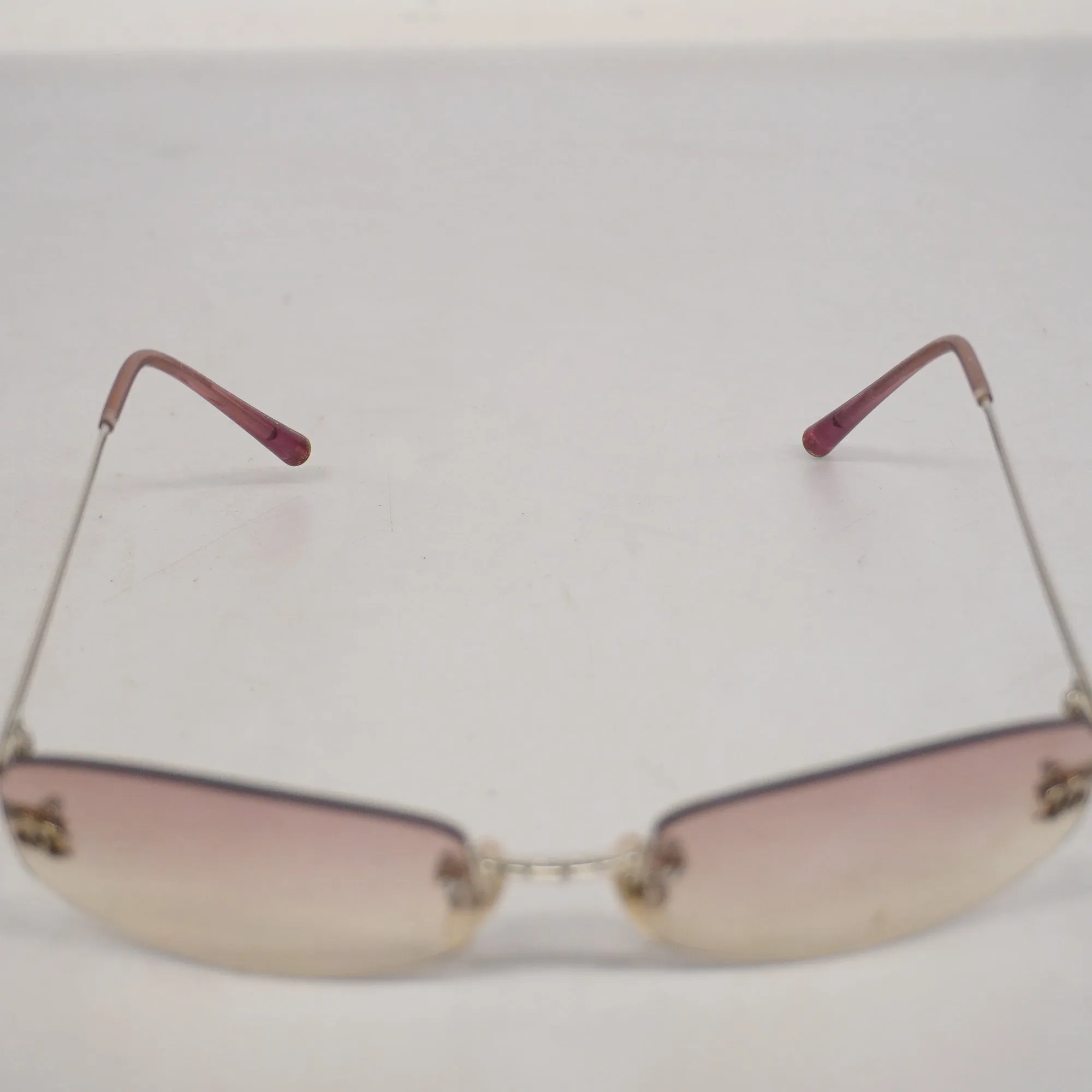 CHANEL  Women's Sunglasses Pink Sunglasses 4002 Silver hardware