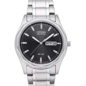 Citizen Eco-Drive WR100 Stainless Steel Men's Watch BM8435-55E