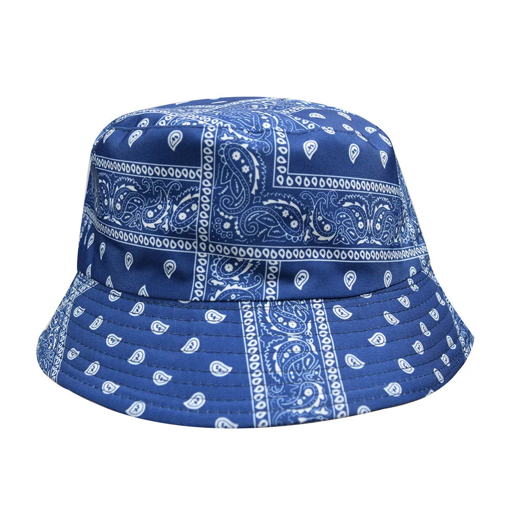 Creative Printing Adult Double-Sided Sun Hat Bucket Hat Hat