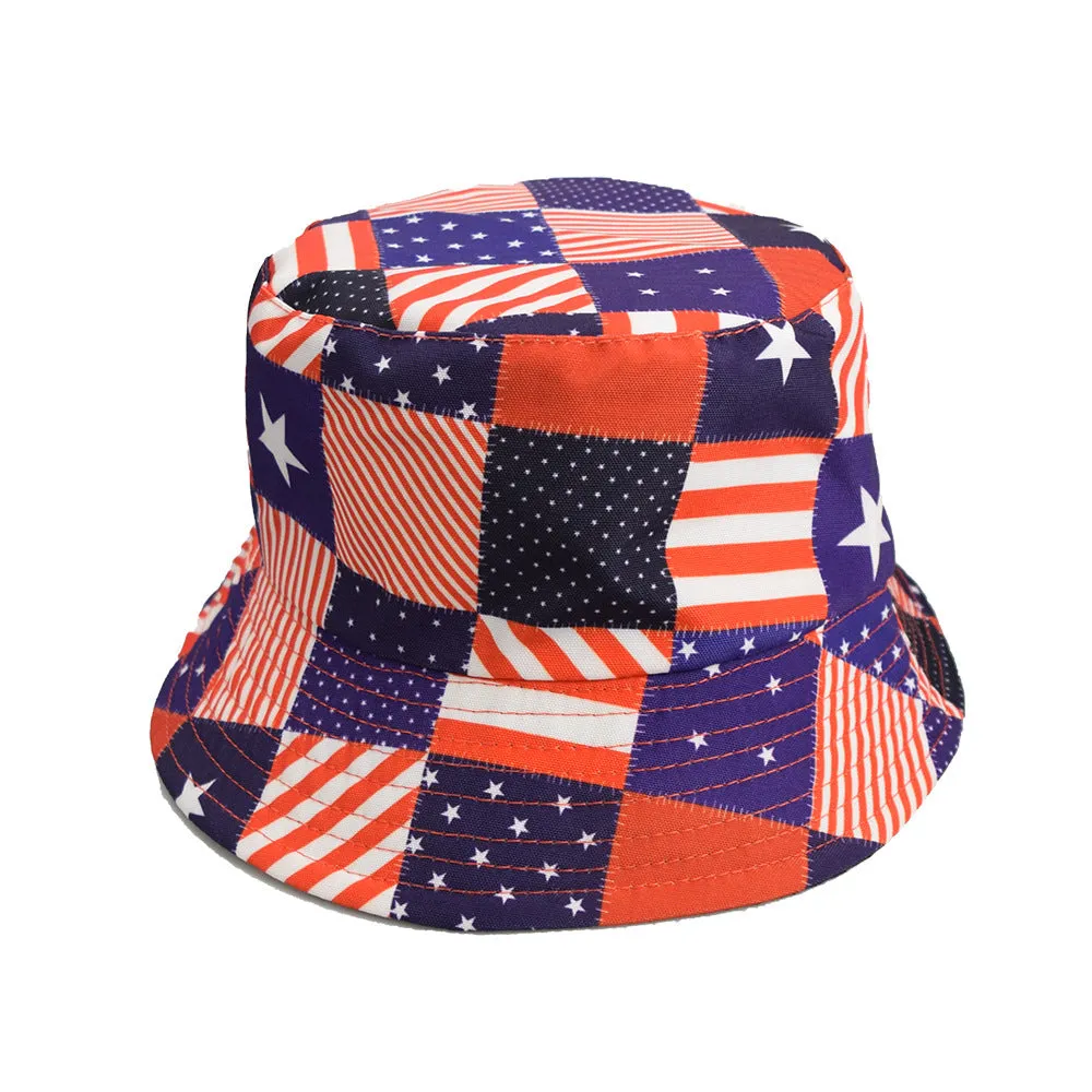 Creative Printing Adult Double-Sided Sun Hat Bucket Hat Hat