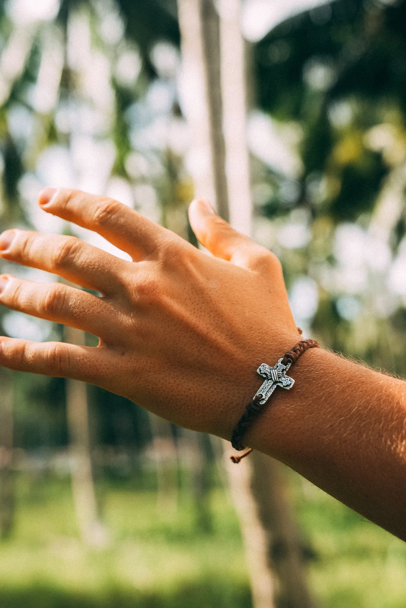 Cross Pendant Bracelet