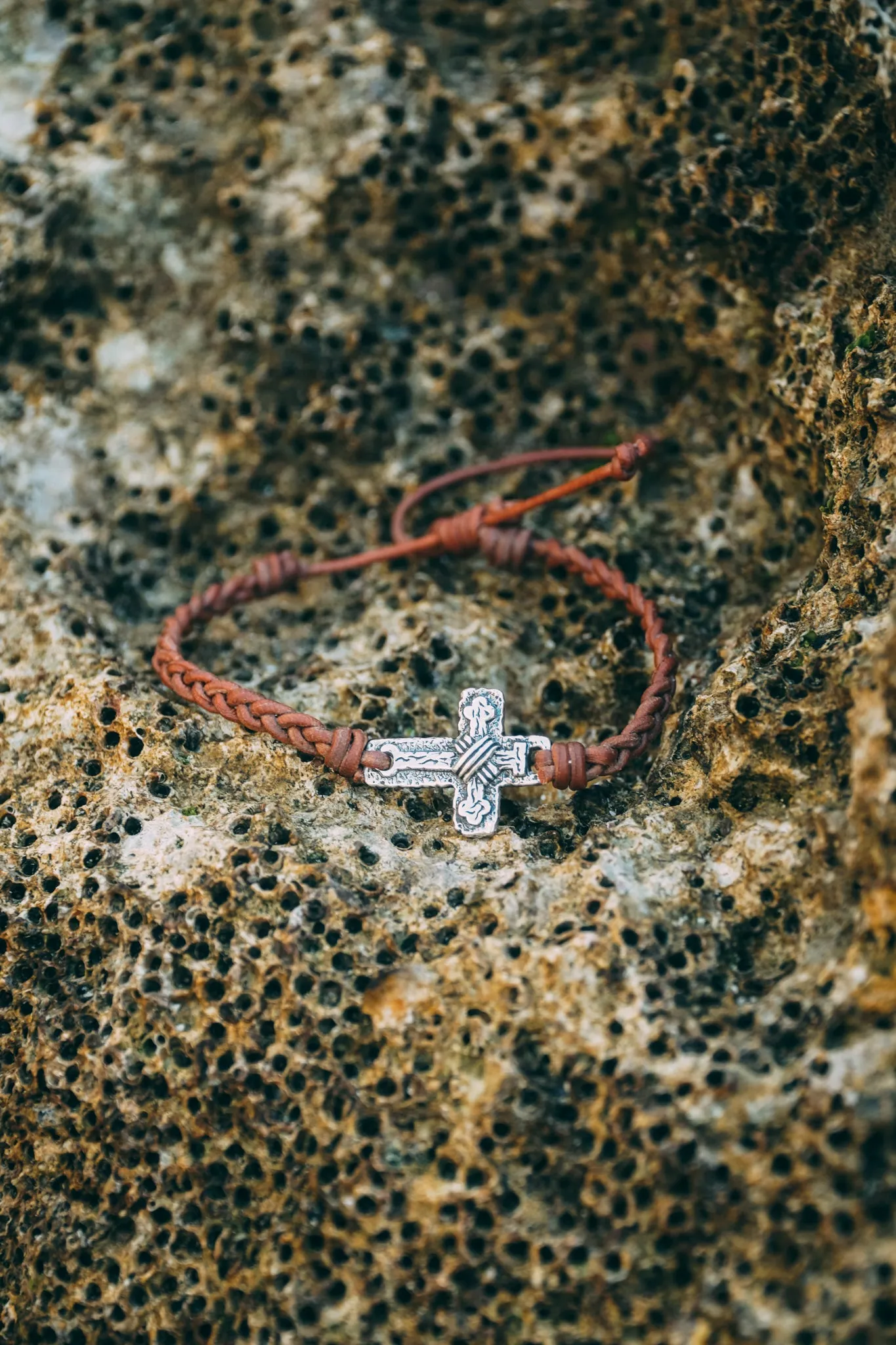 Cross Pendant Bracelet