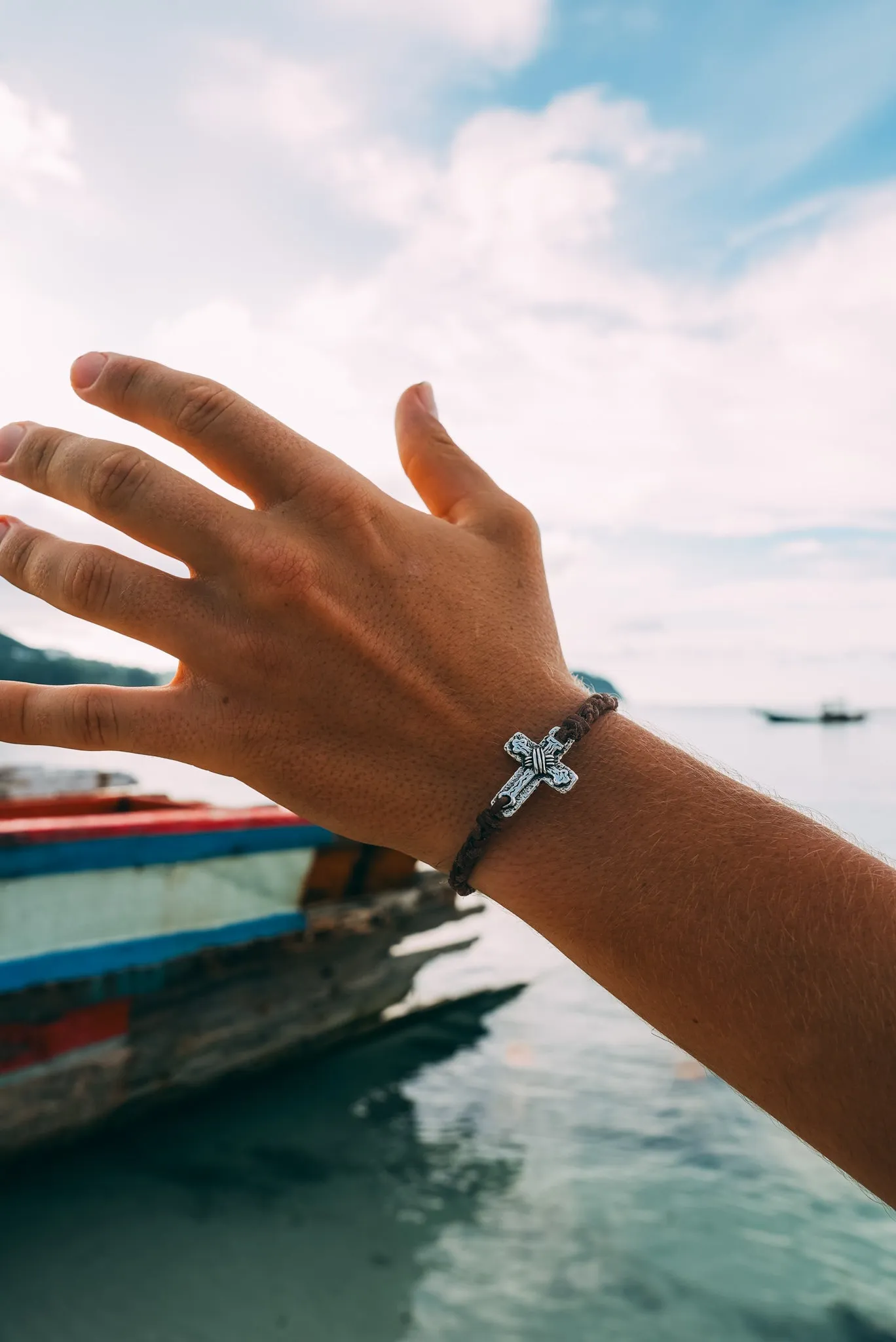 Cross Pendant Bracelet