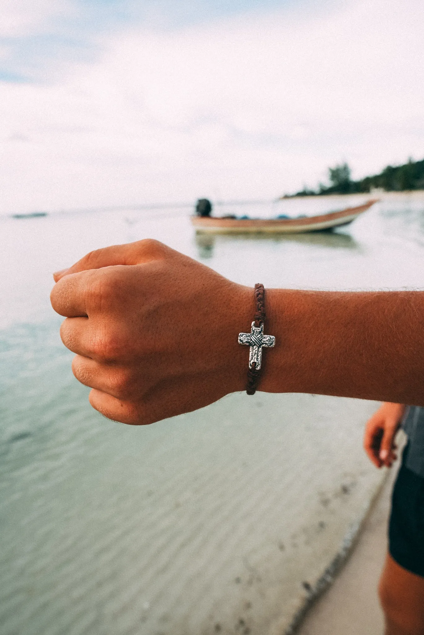 Cross Pendant Bracelet