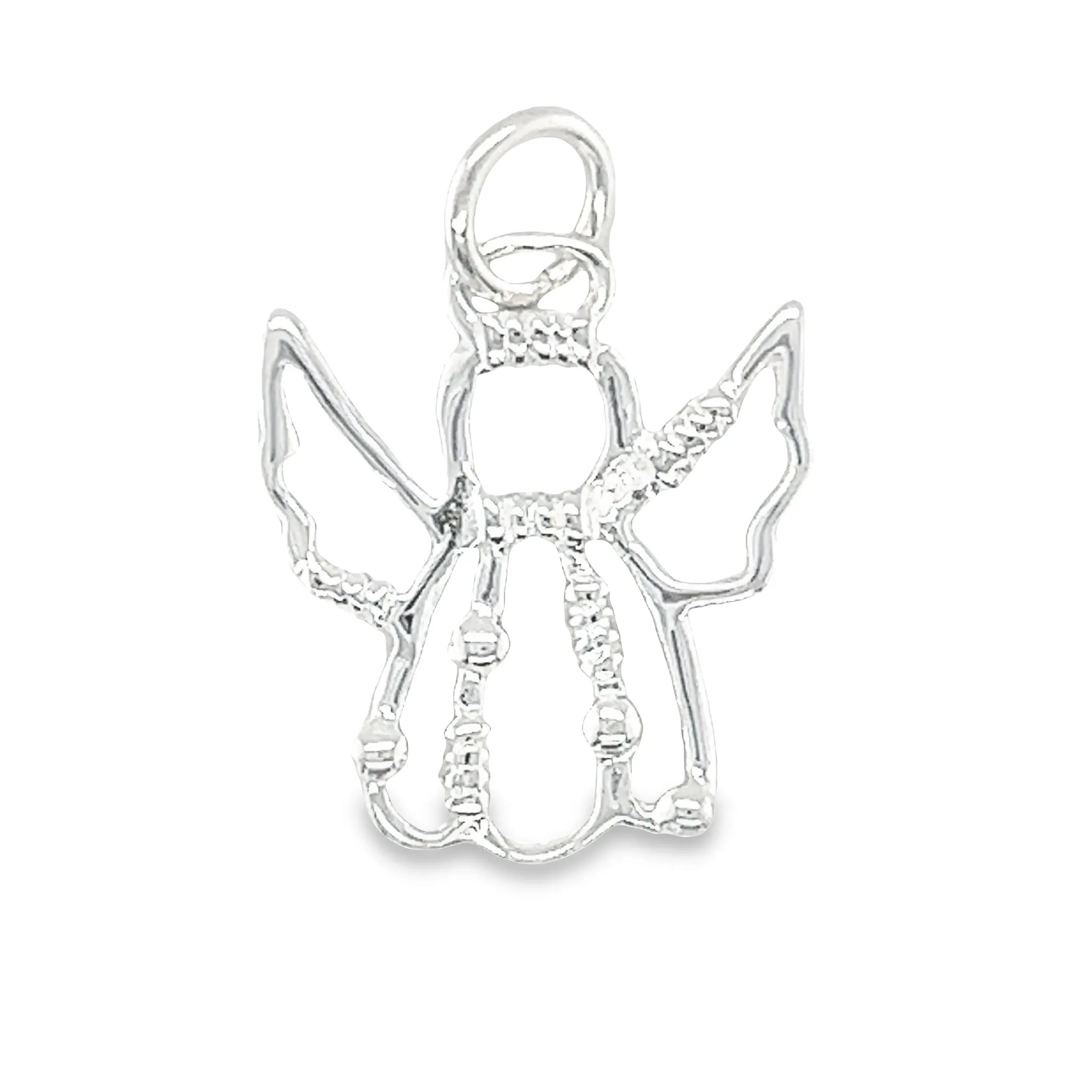 D1654 Clear Angel Pendant