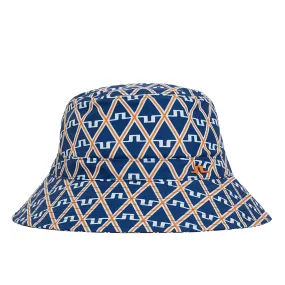 Denver print bucket Hat Estate Blue Diamond - AW23