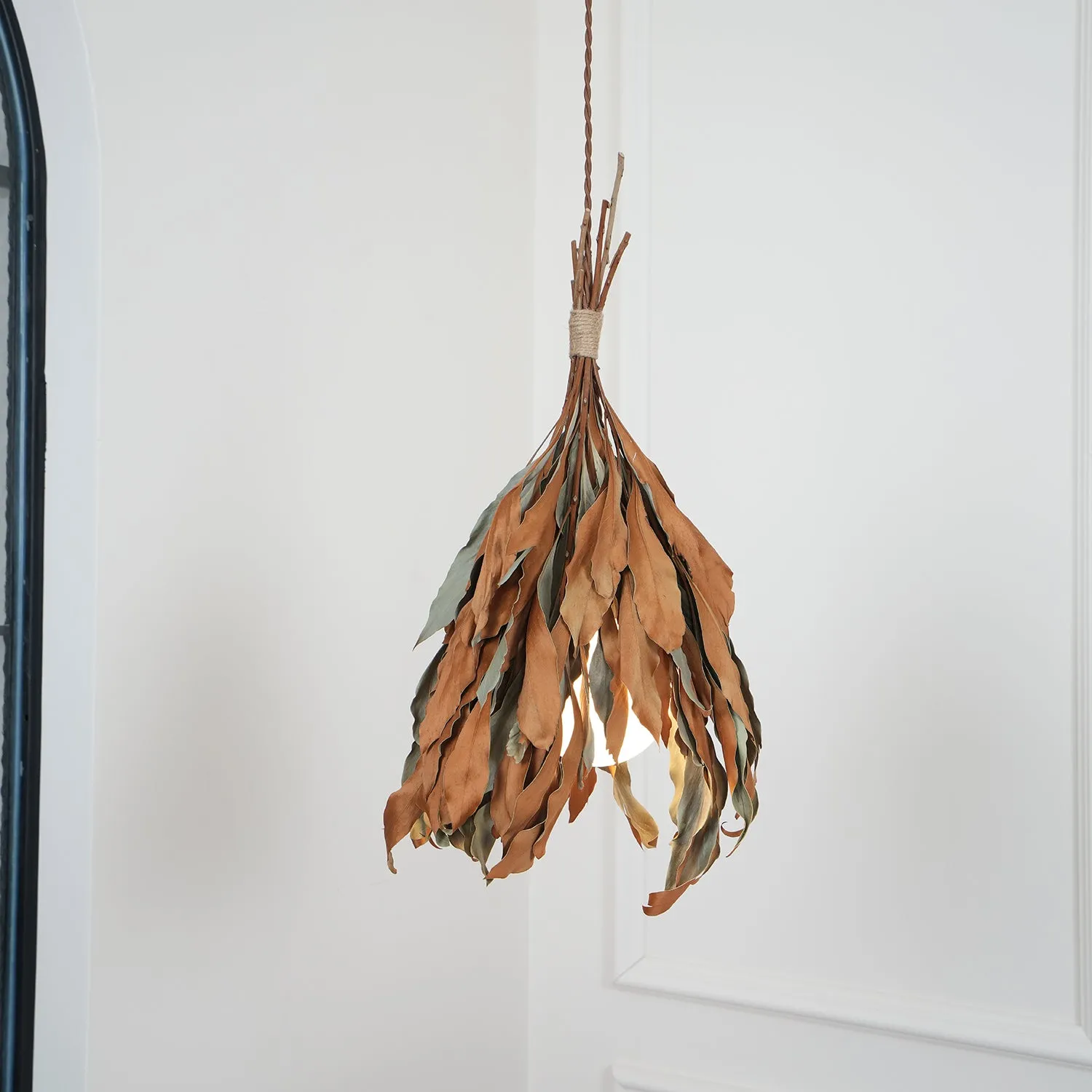 Dried Branch Leaf Pendant Lamp