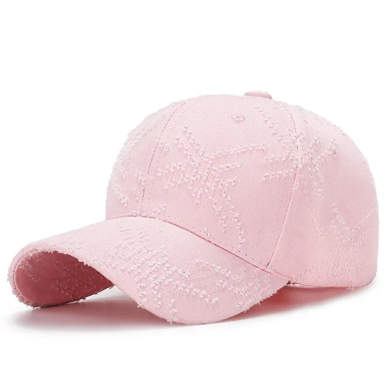 Fashion Cool Women Men Cap Hat Female Male Cotton Sunscreen fitted Baseball Cap For Women Men