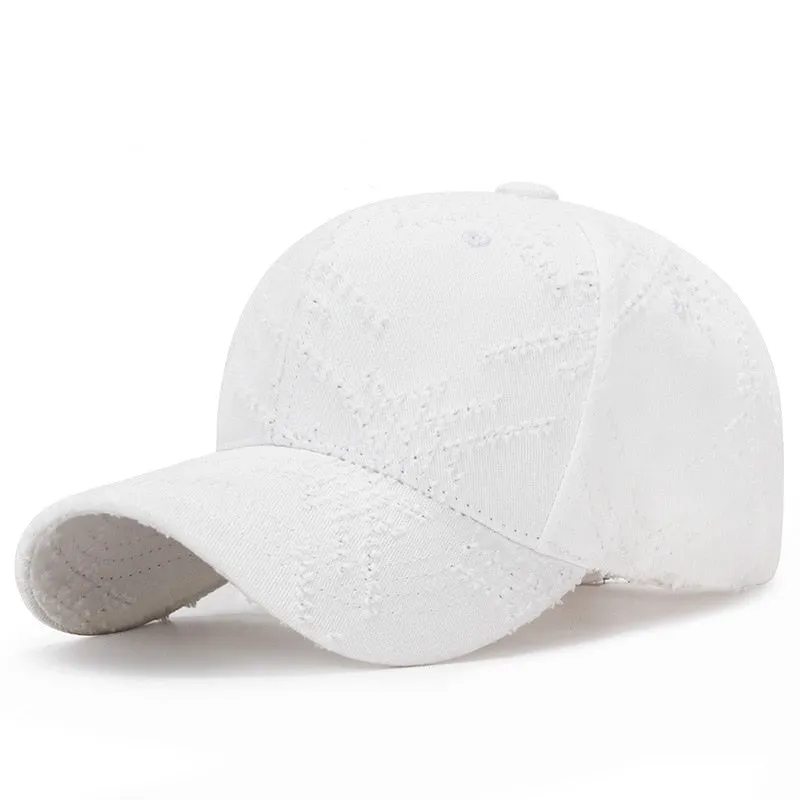 Fashion Cool Women Men Cap Hat Female Male Cotton Sunscreen fitted Baseball Cap For Women Men