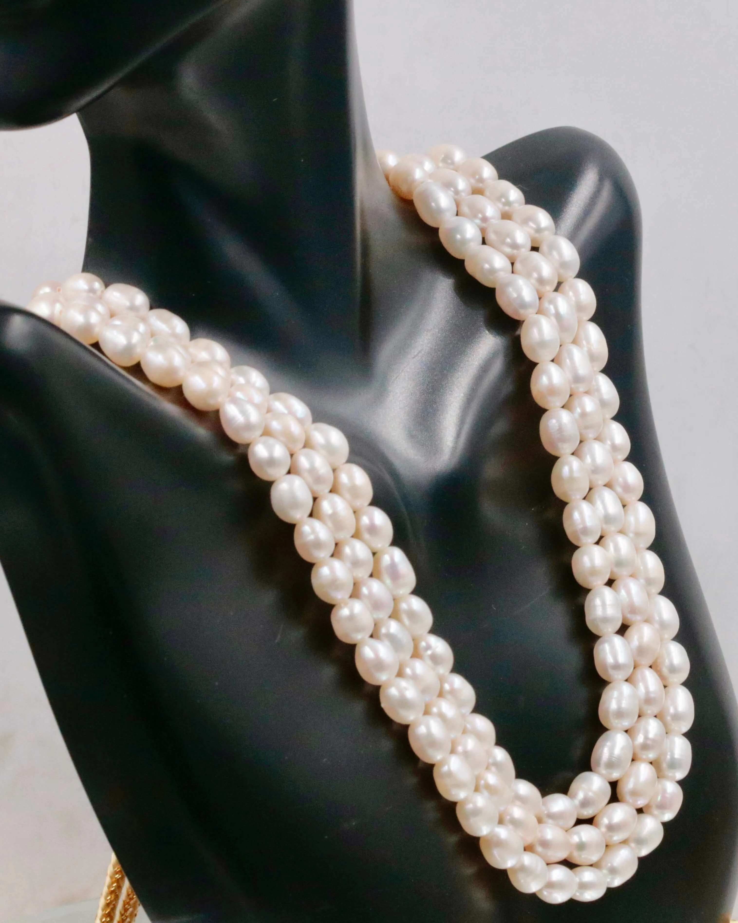 Fresh Water Pearls Necklace Cultured pearls 16-22 Inches Adjustable necklace Natural white pearl Freshwater Pearls SKU: 6142181,6142182