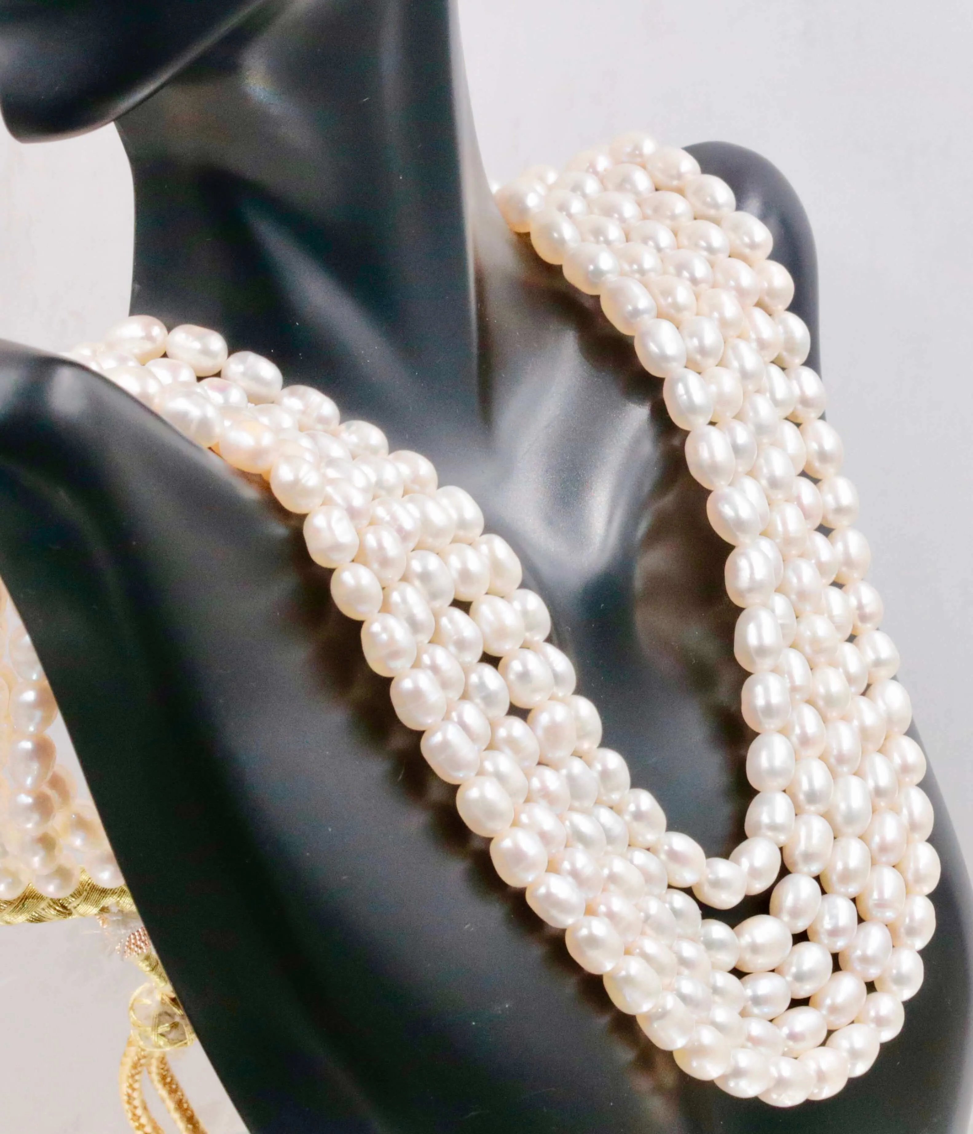 Fresh Water Pearls Necklace Cultured pearls 16-22 Inches Adjustable necklace Natural white pearl Freshwater Pearls SKU: 6142181,6142182