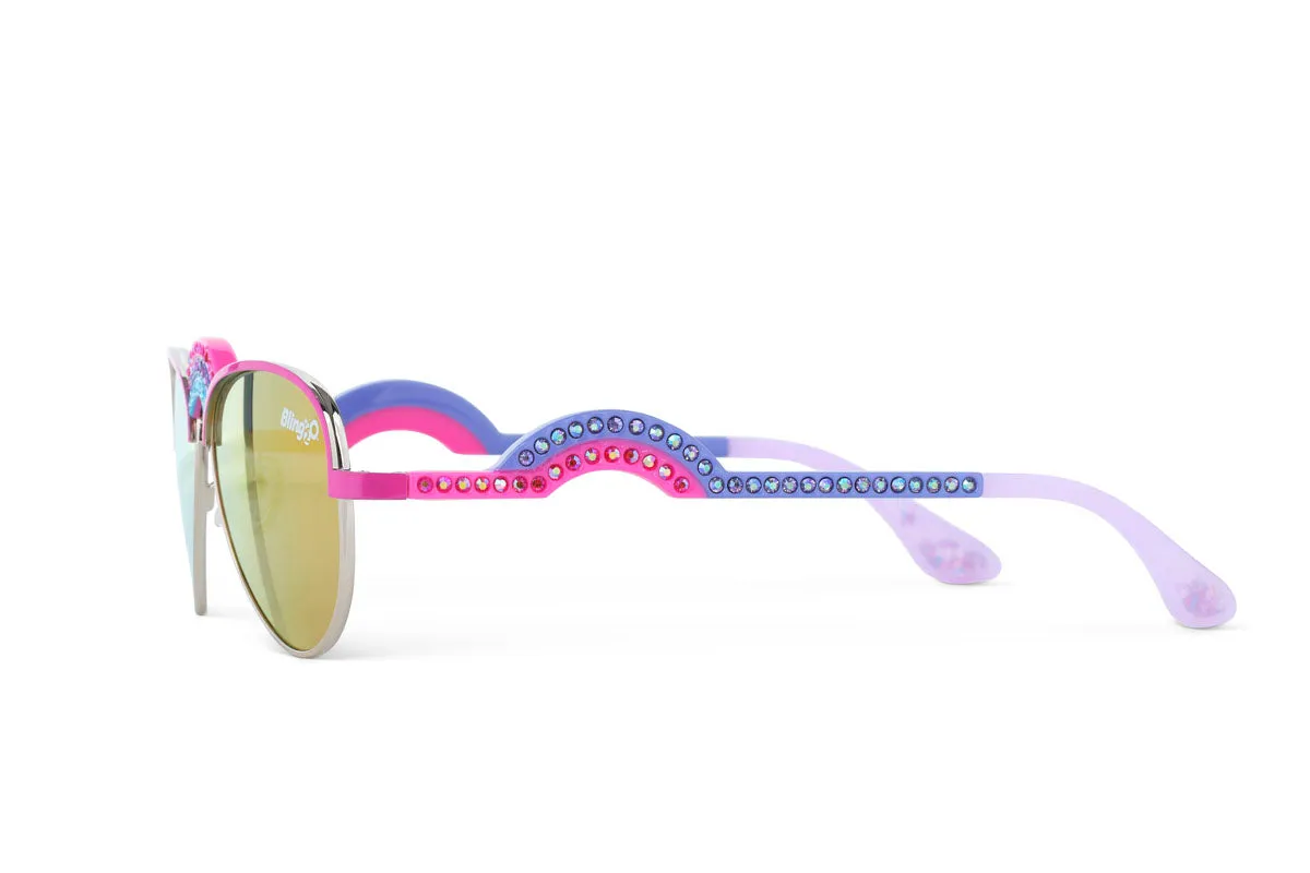 Fuschia Flares Ibiza Beach Kids' Sunglasses