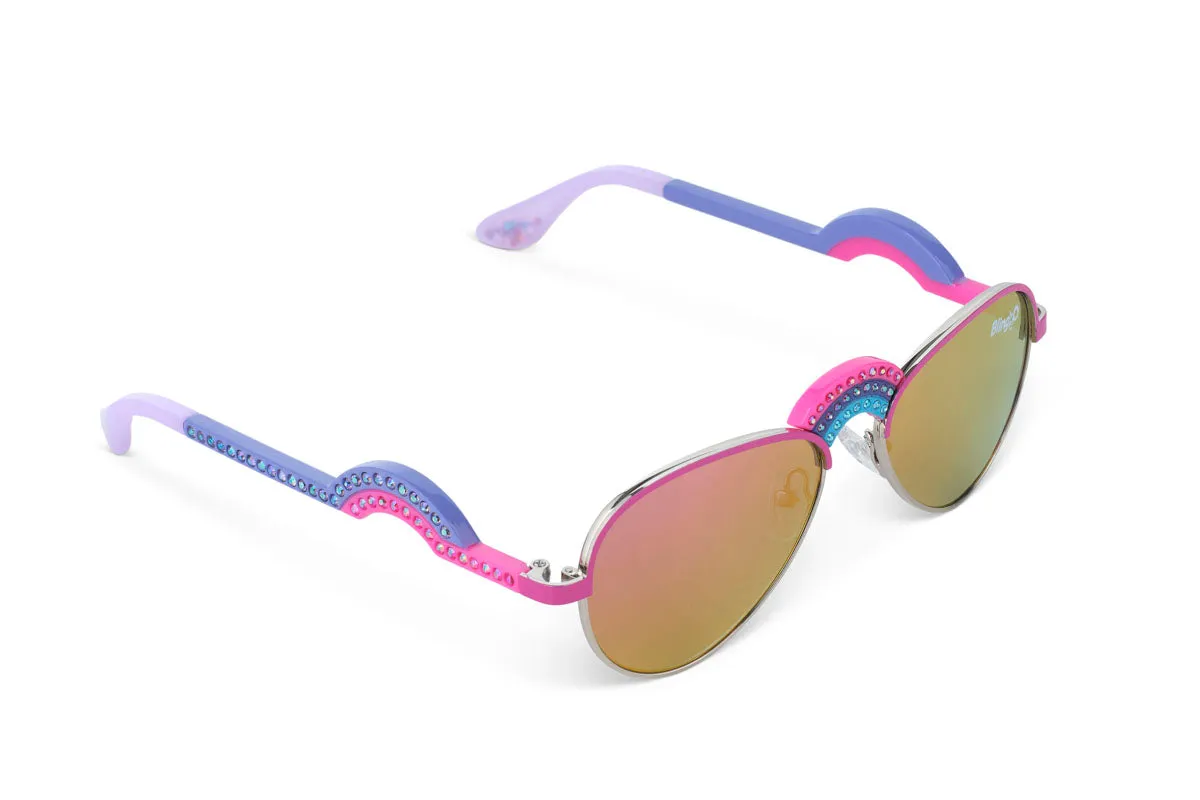 Fuschia Flares Ibiza Beach Kids' Sunglasses