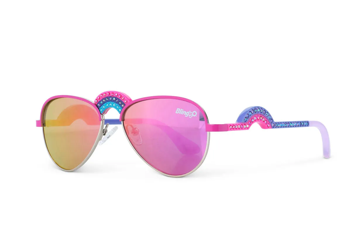 Fuschia Flares Ibiza Beach Kids' Sunglasses