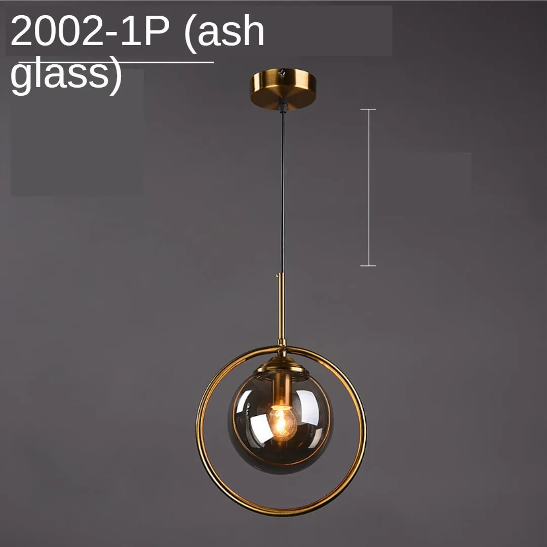 Glass Ball Chandelier: Elegant Pendant Lamp Light