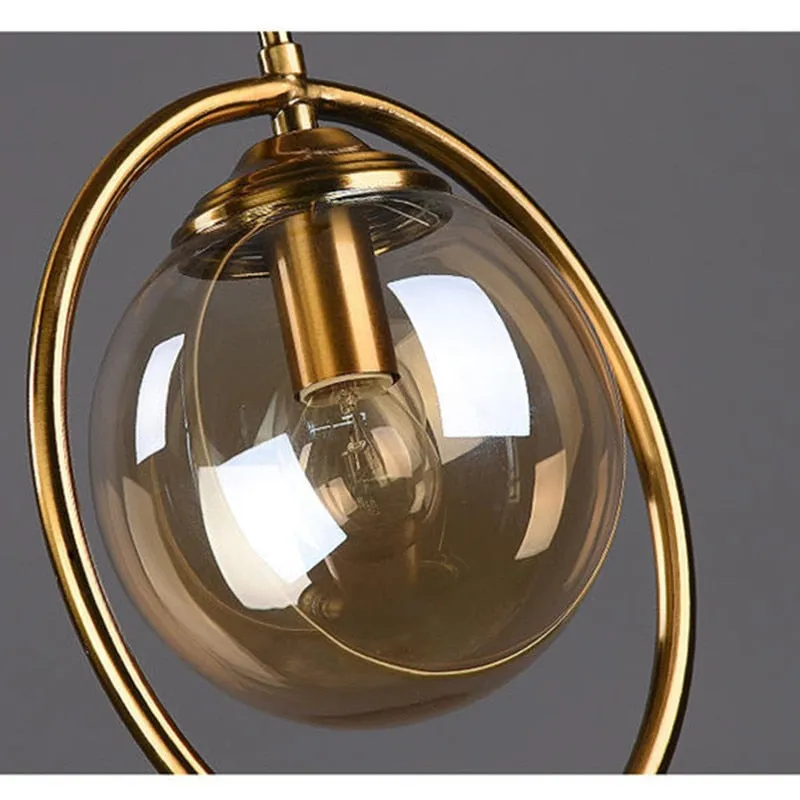 Glass Ball Chandelier: Elegant Pendant Lamp Light