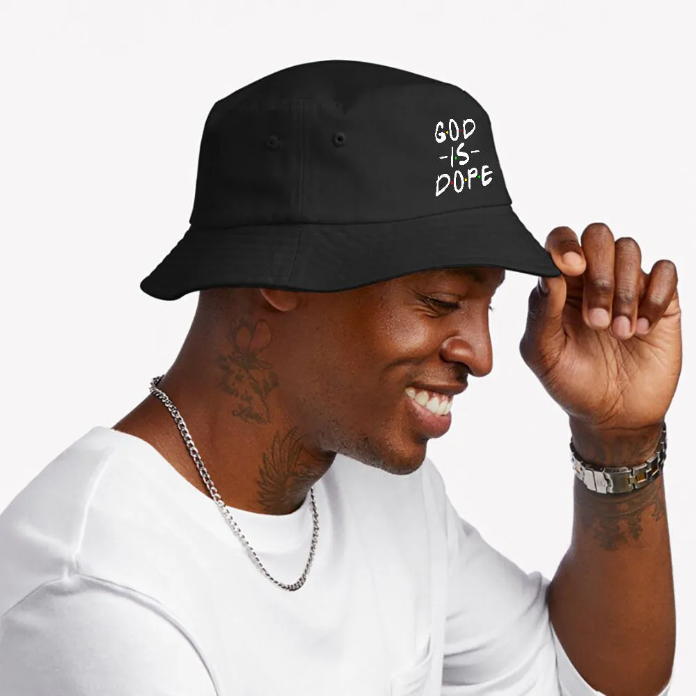 God Is Dope Christian Funny Religious Jesus Faith Men Women Bucket Hat